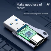 USB - Type-C Lightning Adaptör - Rui Siyahı - 6