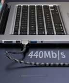 Çift Başlıklı USB 3.0 Erkek-Erkek Data Kablosu - 1.5m PVC - 11