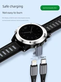 Apple Watch Şarj Adaptörü - Dirsekli Gri - 5