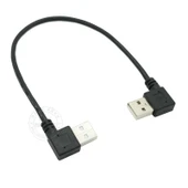Dirsek USB Erkek Erkek Data Kablosu - 0.5m Soldan Sola - 10