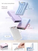 20000mAh Hızlı Şarj Powerbank - Gradyan Renkli - 22.5W Yüksek Uyumluluk - 5
