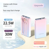 20000mAh Hızlı Şarj Powerbank - Gradyan Renkli - 22.5W Yüksek Uyumluluk - 1