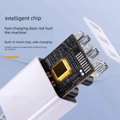 5V 2A USB Şarj Aleti - Apple Uyumlu Data Kablolu (Model 1) - 3