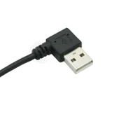 Dirsek USB Erkek Erkek Data Kablosu - 0.5m Soldan Sola - 9