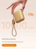 10000mAh Taşınabilir Powerbank - Mat Siyah, 20W Hızlı Şarj, Type-C Kablolu - 3