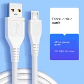 Vivo Çift Motorlu Hızlı Şarj Kablosu - 2.0m Mikro USB - Üçlü Paket thumbnail 1