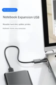 Type-C - USB 3.0 OTG Adaptör - Yüksek Hızlı Gümüş ve Kırmızı - 2 Adet + Askı - 8