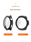 Huawei Watch 4 (46mm) Beyaz Koruyucu Kılıf - Entegre Ekran Filmli - 6