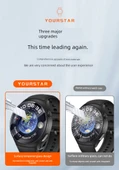Huawei Watch 4 Pro (48mm) Mavi Koruyucu Kılıf - Entegre Ekran Filmli - 6