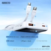 10000mAh Taşınabilir Şarj Aleti - Gece Siyahı - PD20W - 11