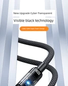 100W 6A USB Type-C Data Kablosu 1m - Süper Hızlı Şarj Çipli - 9