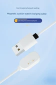 Çocuk Akıllı Saat Şarj Kablosu - [Y01A/Y03/Y05/Y06] Modelleri için Korumalı Özel Şarj Seti - Siyah - 6