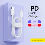 iPhone 1.5m PD 20W Hızlı Şarj Kablosu (8-13 Serisi) - 1