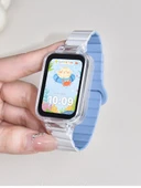 Xiaomi Bracelet 7Pro Manyetik Silikon Kordon - Siyah Gri - 8