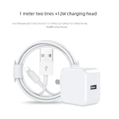 iPhone Şarj Aleti - 1m Data Kablosu + 12W Şarj Başlığı - 1