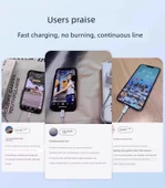 USB-C Lightning Hızlı Şarj Kablosu - 1m Gök Mavisi (İki Adet) - 6