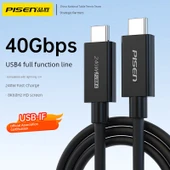 USB4 Data Kablosu - 1 Metre - 40Gbps - 240W - 8K - 2