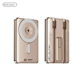 10000mAh Manyetik Kablosuz Powerbank - Altın - 1