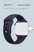 Apple Watch Manyetik Hızlı Şarj Aleti - Gizemli Siyah Apple Arayüz - 11