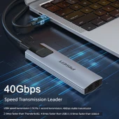 USB4 Data Kablosu - 1 Metre - 40Gbps - 240W - 8K - 3