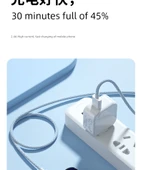 iPhone Hızlı Şarj Kablosu PD20W - 2m - Mavi [USB] - 9