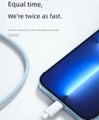 iPhone Hızlı Şarj Kablosu PD20W - 2m - Beyaz [15 Serisi] - 11