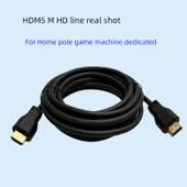 5 Metre HDMI Yüksek Çözünürlüklü Evrensel Bağlantı Kablosu - 12V Güç Kaynağı - 5
