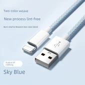 iPhone Hızlı Şarj Kablosu PD20W - 1.5m - Mavi [USB] - 1