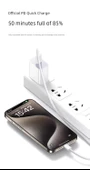 iPhone 15/16 Özel Çift Type-C Örgülü Hızlı Şarj Kablosu - 2'li Paket 2.0M - 9