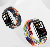 Xiaomi Bileklik 8Pro Sis Moru Örgü Manyetik Kordon - 8