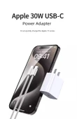 iPhone 15/16 Özel 20W Hızlı Şarj Aleti + 1.0m Çift Type-C Örgülü Kablo Seti - 8
