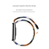 Xiaomi Bileklik 8Pro Sis Moru Örgü Manyetik Kordon - 3