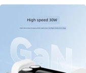30W Çift Port GaN PD Hızlı Şarj Aleti - Uzak Tepe Mavi 1.0m Örgülü Kablo thumbnail 10
