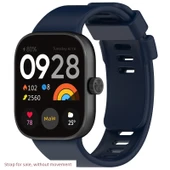 Xiaomi Bileklik 8 Pro Silikon Yedek Kordon - Gece Yarısı Mavisi - 1