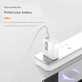 90W Hızlı Şarj Aleti - 1 Metre Kablolu - Xiaomi Uyumlu - 5