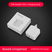Apple Watch Şarj Aleti - 35W PD Galyum Nitrür Çift TYPE-C Dikey Hızlı Şarj Başlığı - 1