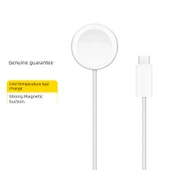 Apple Watch Şarj Aleti - 5W Süper Hızlı Şarj - TYPE-C Girişli Örgü Kablo - 1