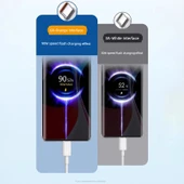 90W Hızlı Şarj Aleti - 1 Metre Kablolu - Xiaomi Uyumlu - 4