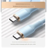 20W/27W PD Sertifikalı Type-C Lightning Kablosu - 2m - Leylak (iPhone 8-14 Uyumlu) - 9
