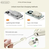 10000mAh Taşınabilir Şarj Aleti - Fildişi - 2
