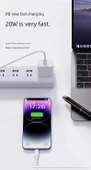 USB Lightning Hızlı Şarj Kablosu - iPhone 6-14 Serisi 2.0m - 6