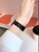 Xiaomi Bileklik 7 Pro Siyah Metal Mıknatıslı Akıllı Saat Kordonu - 6