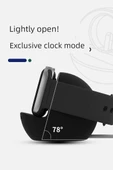 Apple Watch Şarj Standı - Lacivert - Silikon - 10