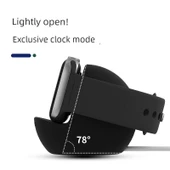 Apple Watch Şarj Standı - Lacivert - Silikon - 4