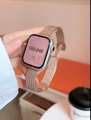 Xiaomi Bileklik 7 Pro Altın Metal Mıknatıslı Akıllı Saat Kordonu - 1