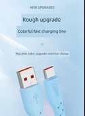 1 Metre USB-C Hızlı Şarj Kablosu - Gök Mavisi - 6