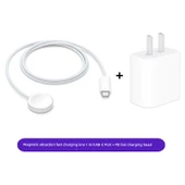 Apple Watch Manyetik Şarj Kablosu [USB-C] + PD Şarj Başlığı - 1