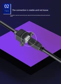MIDI2.0 Erkek-Dişi Uzatma Kablosu - 1 Metre Düz Başlıklı Yuvalı - 10