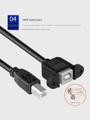 MIDI2.0 Erkek-Dişi Uzatma Kablosu - 1 Metre Düz Başlıklı Yuvalı - 4