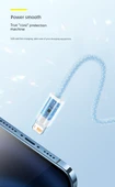 USB Lightning Kablosu - Mavi - 1 Metre - 11